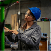 Female engineering student