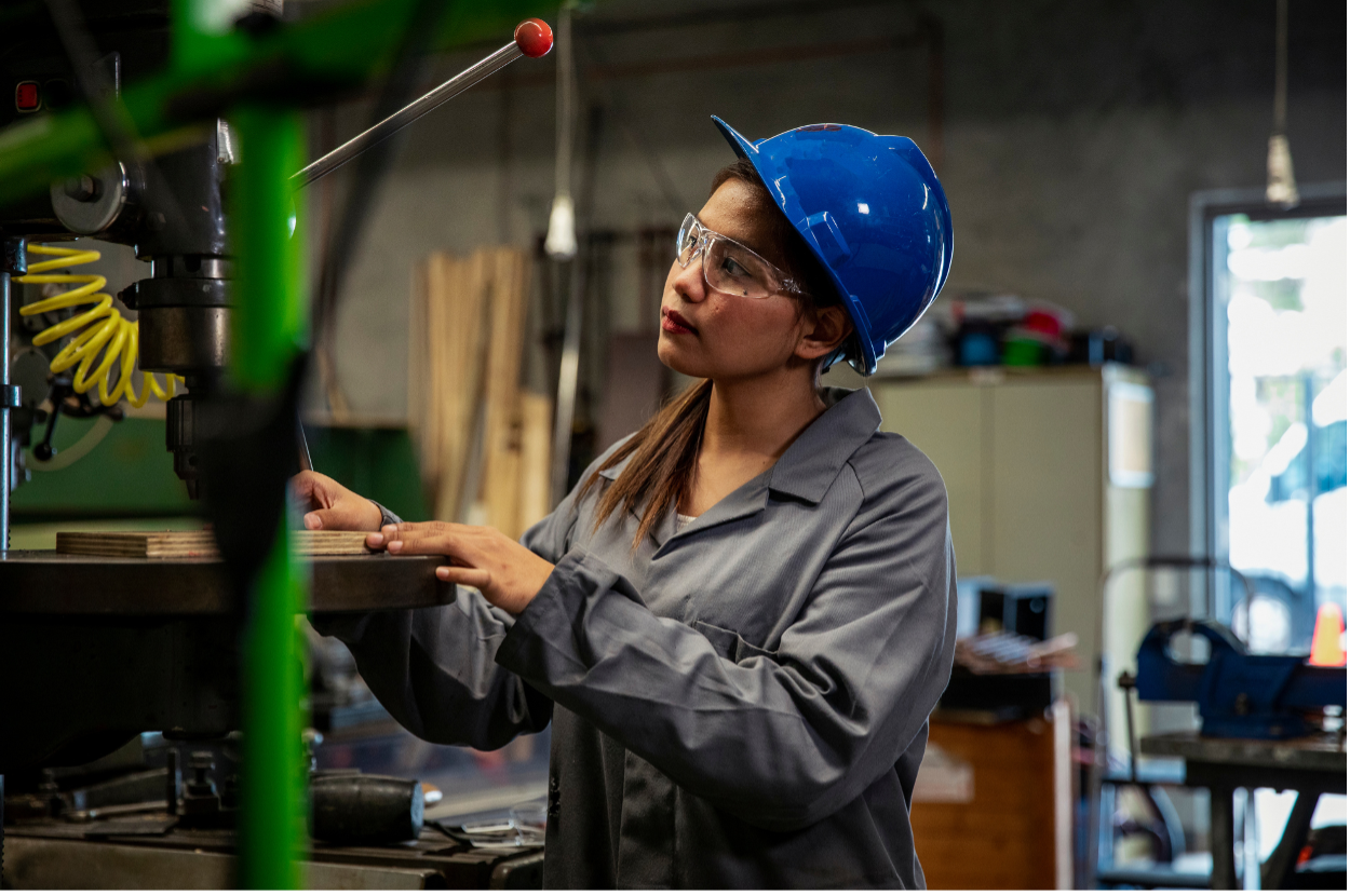Female engineering student